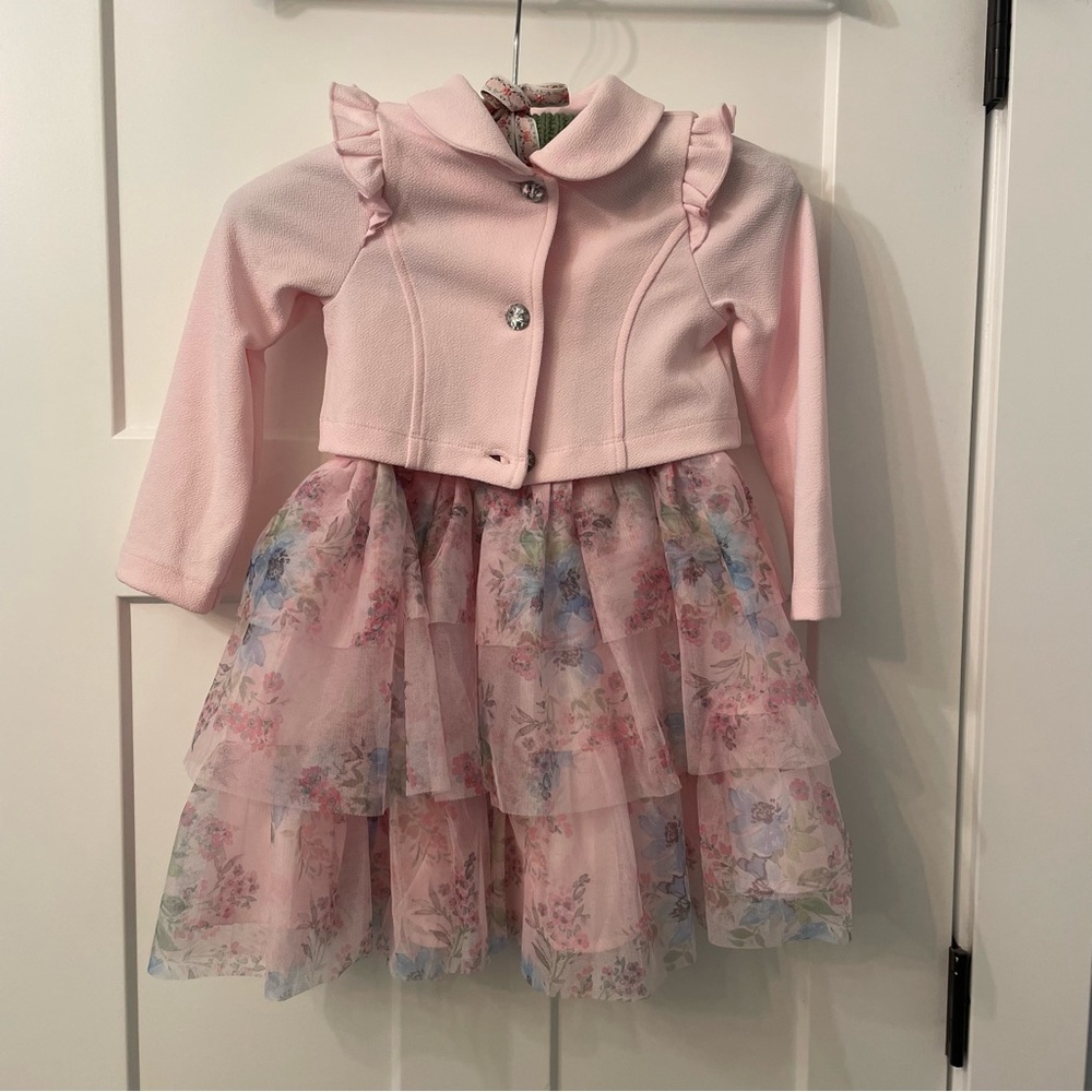 Lilt Pink and White Tutu Dress
